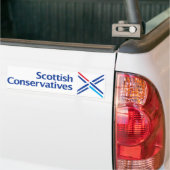 Logo Schotse Conservatieven Bumpersticker (Op Truck)