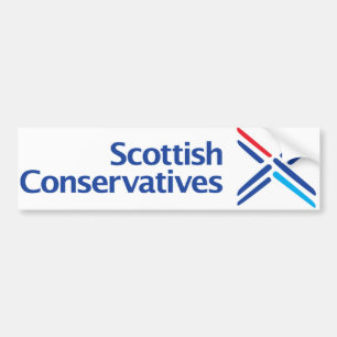 Logo Schotse Conservatieven Bumpersticker