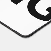 Logo-schrijfblok Bureaumat (Hoek)