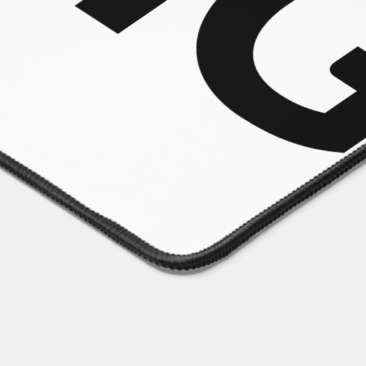 Logo-schrijfblok Bureaumat (Hoek)