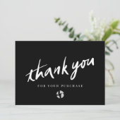 Logo Script Black Bedankt (Staand voorkant)