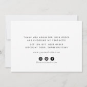 Logo Script Black Bedankt (Achterkant)