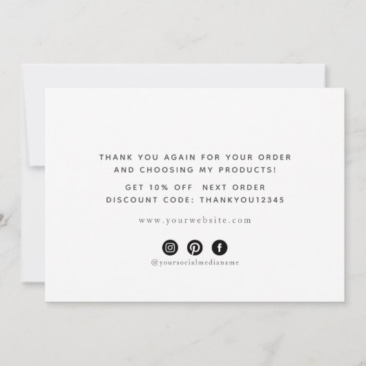 Logo Script Black Bedankt (Achterkant)