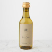 Logo Scriptregels Toevoegen Kraft Productlabel Wijn Etiket (Voorkant)