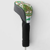 Logo Shamrock Geluksviering Golfheadcover (Schuin)