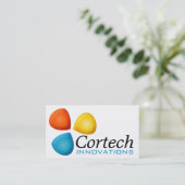 Logo - Shamrock Tri-color Visitekaartje (Staand voorkant)