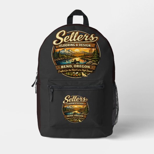 logo shirt  bedrukte rugzak (Voorkant)