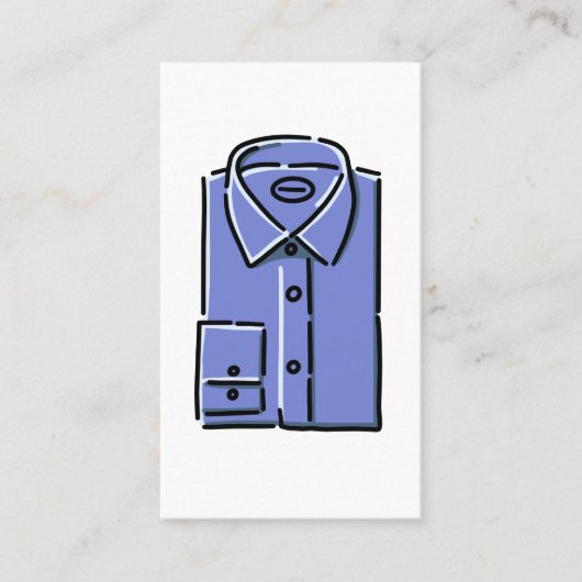 Logo Shirt kledingwederverkoper Visitekaartje (Voorkant)