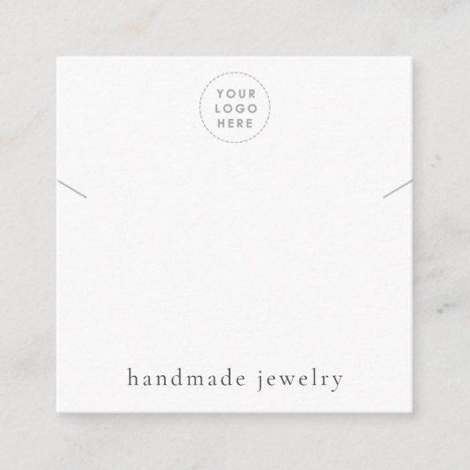 Logo Sieraden Display Kaart (Voorkant)