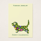 Logo Sieraden Display Kaarten naar Punch Visitekaartje (Voorkant)