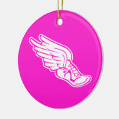 Logo sierroze volgen keramisch ornament (Links)