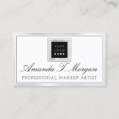 Logo Silver White Wedding Event Planner Visitekaartje (Voorkant)