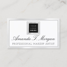 Logo Silver White Wedding Event Planner Visitekaartje