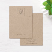Logo Simple Jewelry Ketting Kraft Display Kaart (Bureau)