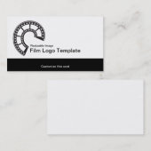 Logo Simple Media Filmstrip Visitekaartje (Voorkant / Achterkant)
