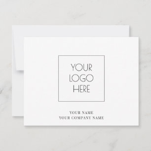 Logo Simple Note Card Notitiekaartje