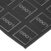 Logo Simple Professional Zakelijk zwart Tafelkleed (Gekanteld)