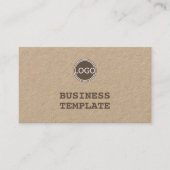 Logo Sjabloon Eenvoudige rustieke minimalistische  Visitekaartje (Voorkant)