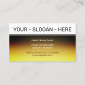 Logo Sjabloon Golden Chrome Visitekaartje (Achterkant)