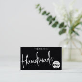 Logo Sjabloon Handgemaakte Ambachten Eenvoudige Cl Visitekaartje (Staand voorkant)