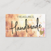 Logo Sjabloon Handgemaakte Ambachten Rainbow Distr Visitekaartje (Voorkant)