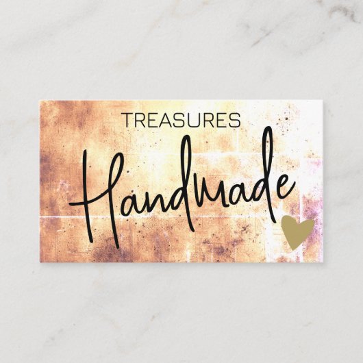 Logo Sjabloon Handgemaakte Ambachten Rainbow Distr Visitekaartje (Voorkant)