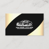 Logo Sjabloon Licht Goud Elegant Professioneel Visitekaartje (Voorkant)