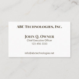 Logo Sjabloon Moderne Minimalistische Logo Visitekaartje