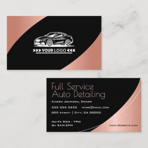 Logo Sjabloon Roos Gold Elegant Professional Visitekaartje