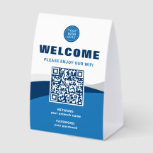 Logo sjabloon Wifi QR Code in elke kleur merknaam