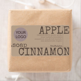 Logo Sjabloon Zeep Product Packaging Stylish Messa Etiket