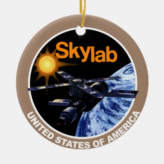 LOGO SKYLAB-programma Keramisch Ornament (Voorkant)