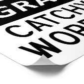 Logo Slogan Grappige Poster (Hoek)