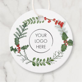 Logo Small Business Marketing Prettige feestdagen  Bedankjes Labels