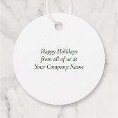 Logo Small Business Marketing Prettige feestdagen  Bedankjes Labels (Achterkant)