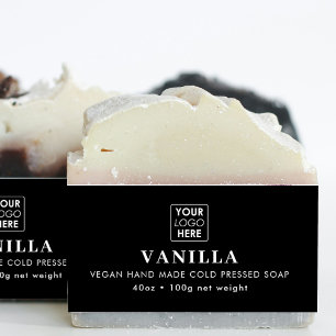 Logo Soap Belly Band Sjabloon Productlabel Wrap Uitnodigingen Wikkel