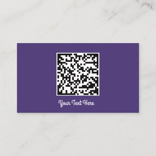 Logo Social Media Gold QR Code Blue Navy Gold Visitekaartje (Achterkant)