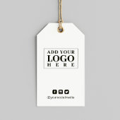 Logo Social Media Professional Hang Label Cadeaulabel