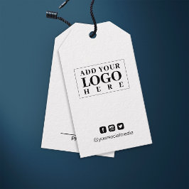 Logo Social Media Professional Hang Label Cadeaulabel