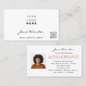 Logo sociale media Aangepaste foto QRCode TikTokYO Visitekaartje (Voorkant / Achterkant)