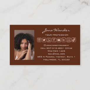 Logo Sociale media Aangepaste QR Code Blogger Visitekaartje