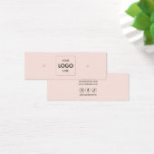 Logo sociale media die beeldscherm verdienen mini visitekaartjes (Bureau)