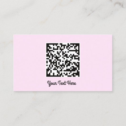 Logo Sociale media Gold QR-code Aangepast roze Visitekaartje (Achterkant)