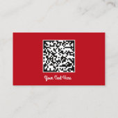 Logo Sociale media Gold QR-code Rood goud Visitekaartje (Achterkant)
