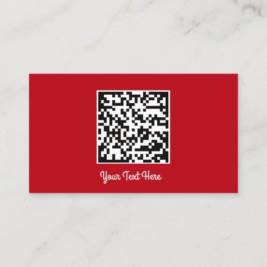 Logo Sociale media Gold QR-code Rood goud Visitekaartje (Achterkant)