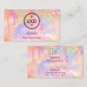 Logo Sociale media Logo QR Code Holograp Drivers Visitekaartje (Voorkant / Achterkant)