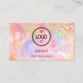 Logo Sociale media Logo QR Code Holograp Drivers Visitekaartje