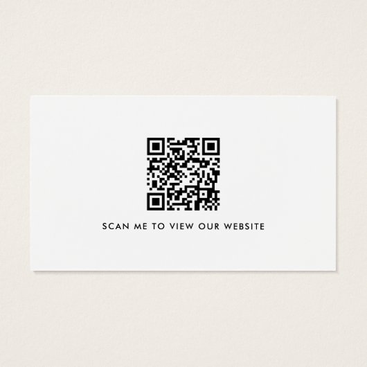 Logo sociale media QR-code om het even welk kleure Visitekaartje (Achterkant)