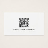 Logo sociale media QR-code om het even welk kleure Visitekaartje (Achterkant)