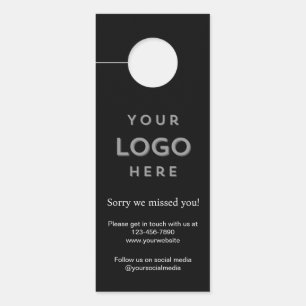Logo Sorry We Missed You Promotionele Zakelijke Deurhanger